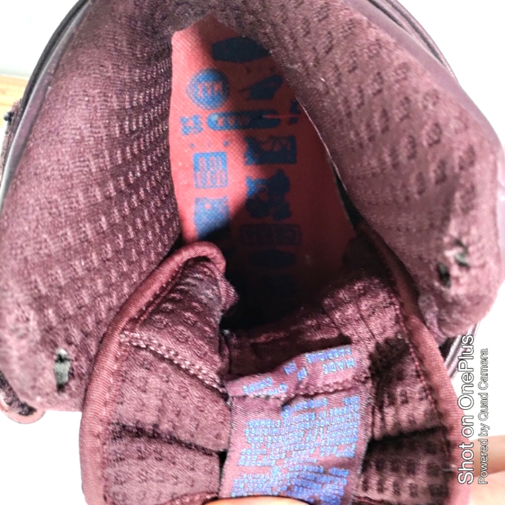 Nike Air Force 1 '07 Low Layers of Love Gym Red Burgundy Crush Men's EUC - Picture 13 of 13